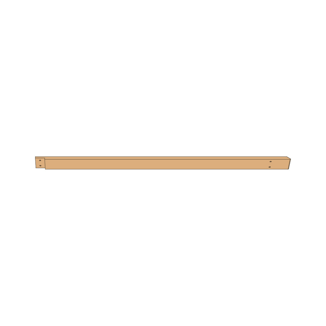 GBWD1012-Part 04 Outer Long Right Beam (Short)