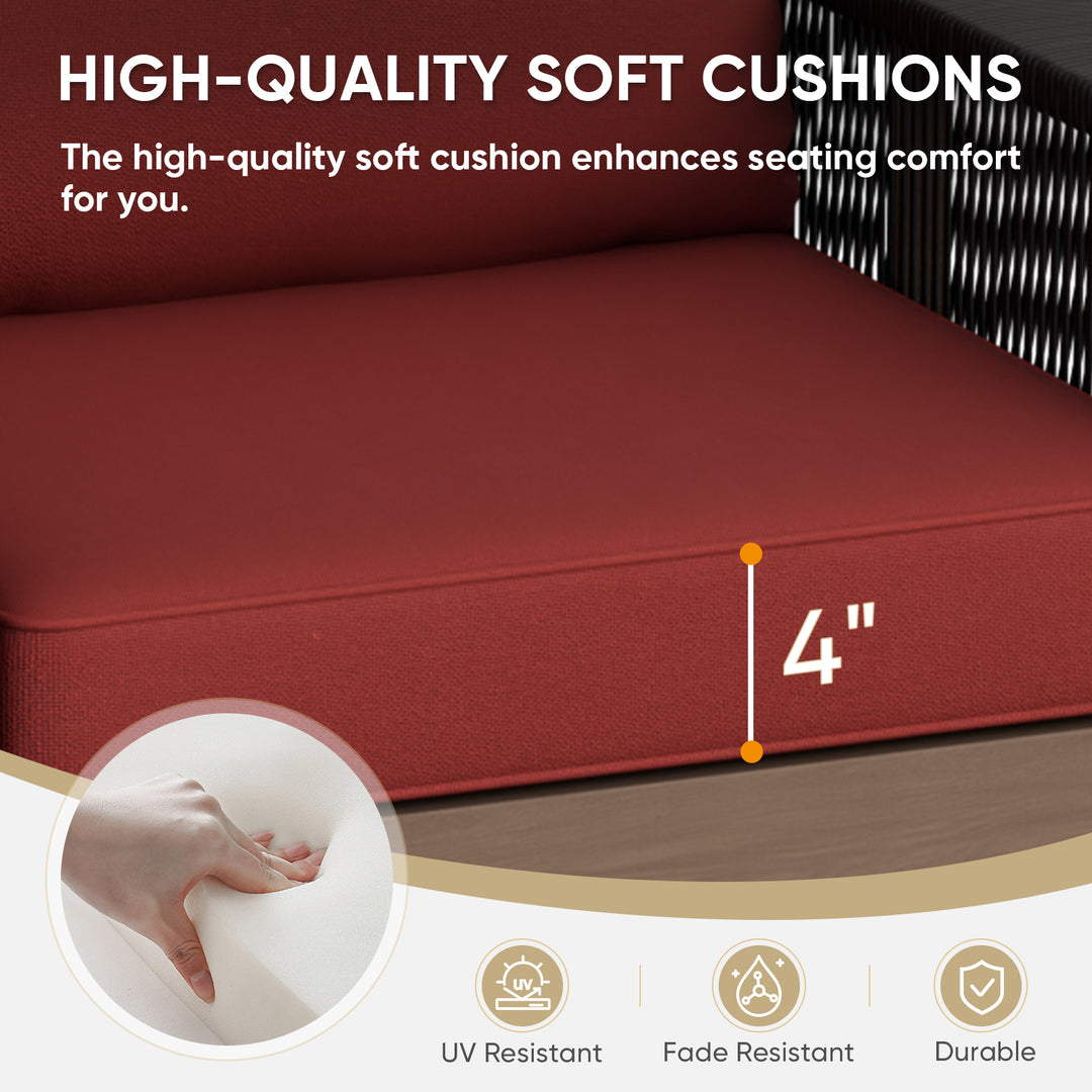 COOS BAY Natural Cedar 3 Seat Couch