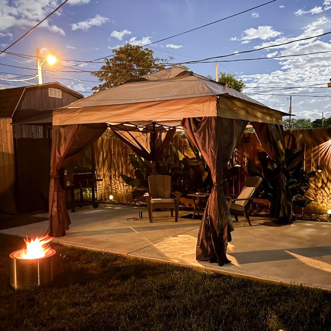 COOS BAY 11x11 Pop-Up Gazebo with Netting