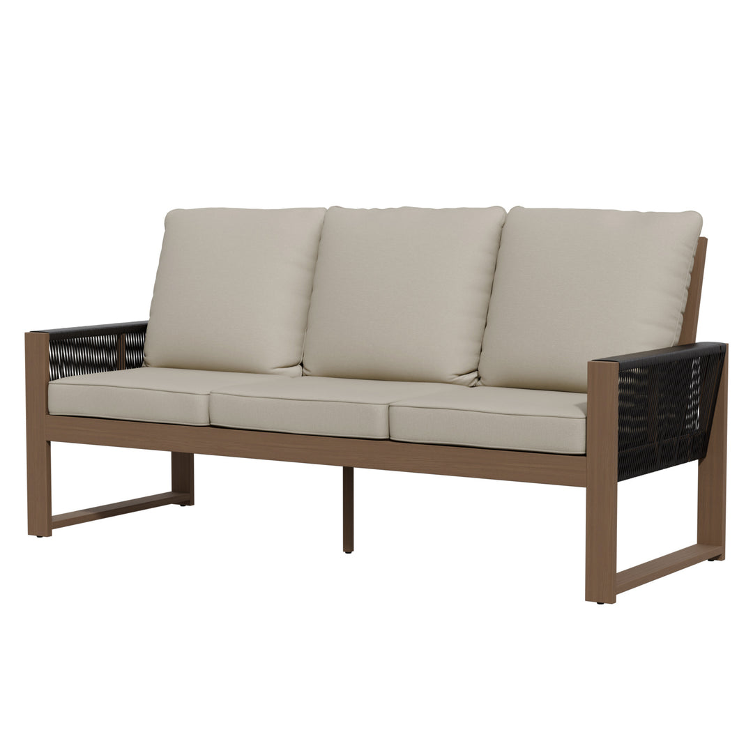 COOS BAY Natural Cedar 3 Seat Couch