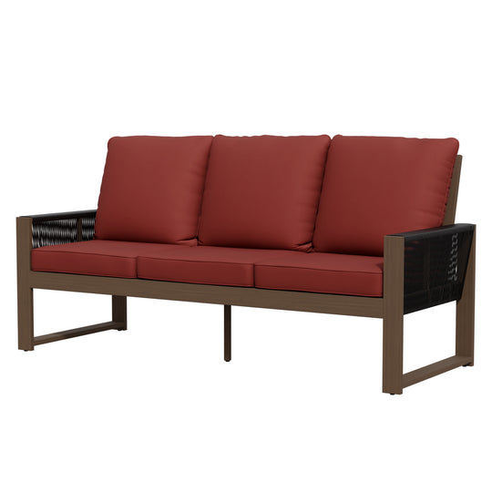 COOS BAY Natural Cedar 3 Seat Couch