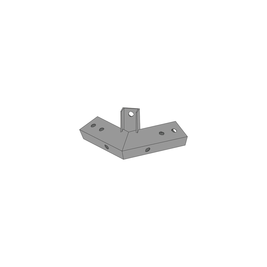 GBWD1214-Part E5 Corner Connector of Big Roof Tubes