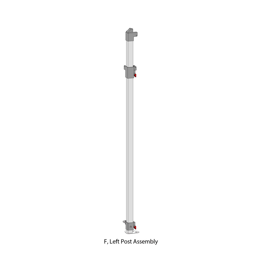 CB40PUBBQ-Part F Left post assembly