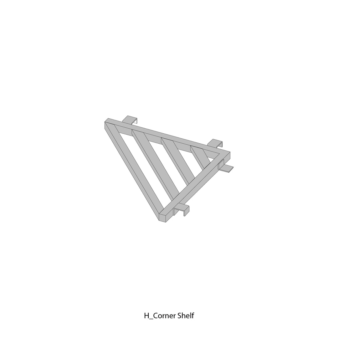 GBF1010MN-Part H Corner Shelf