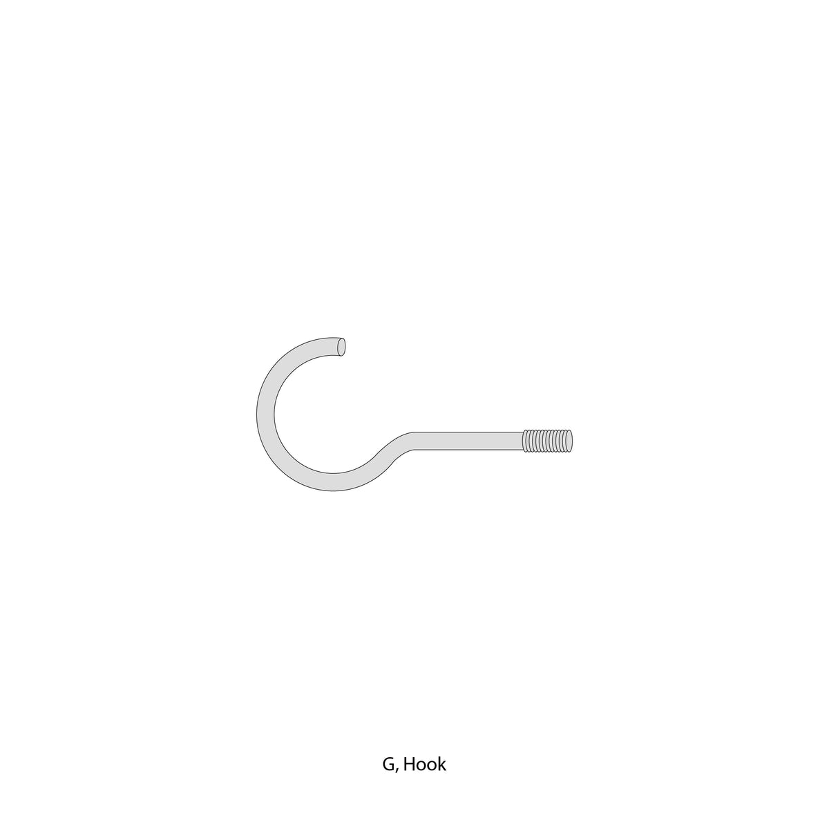 Gbf0808-bge Part G Hook – Coos Bay Outdoors