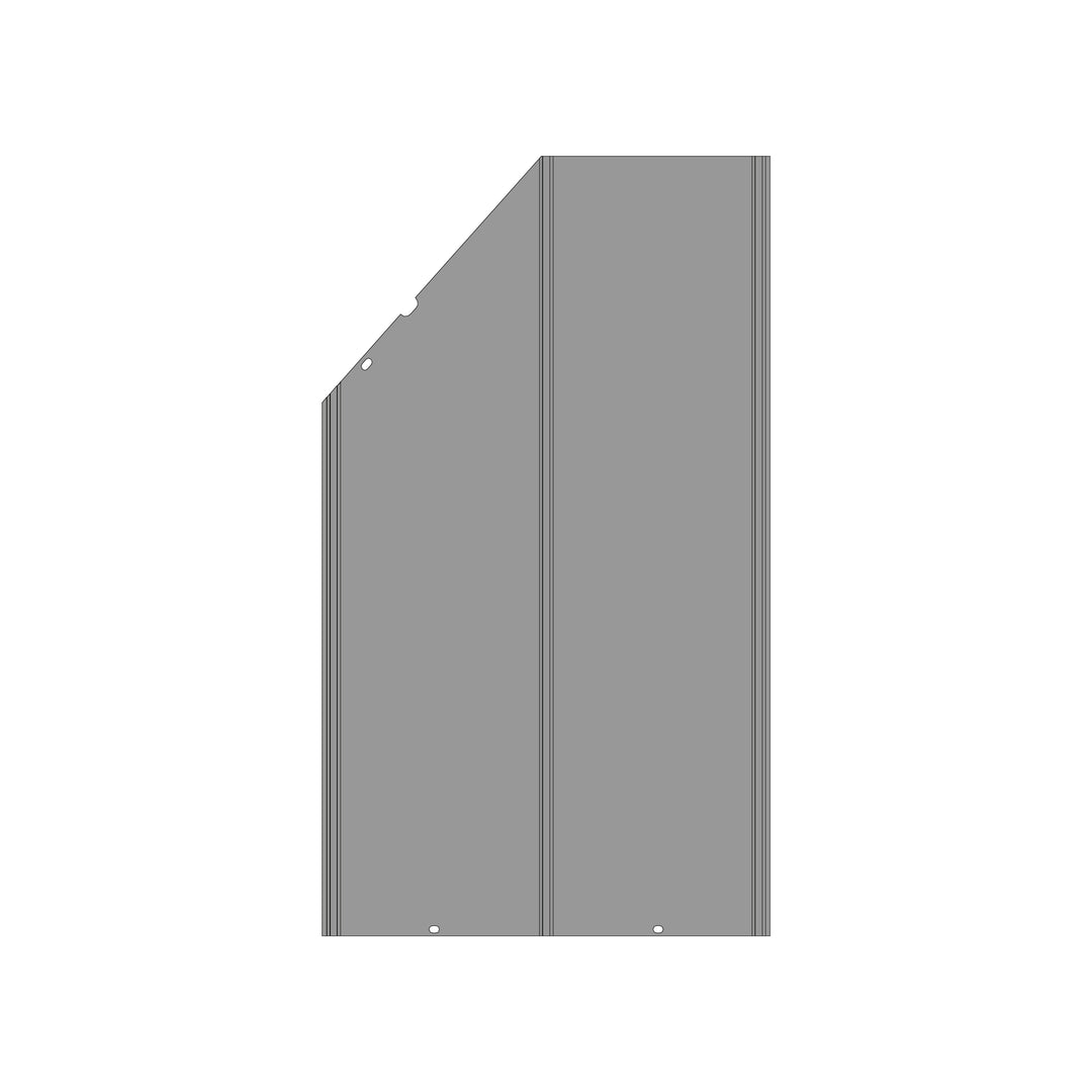 GBWD1214-Part P5 Left Larger Metal Panel of Big Roof