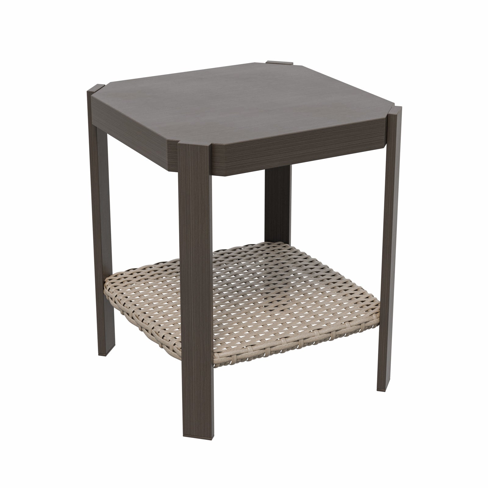 Rustic Hideaway Outdoor Patio Side Table_M89