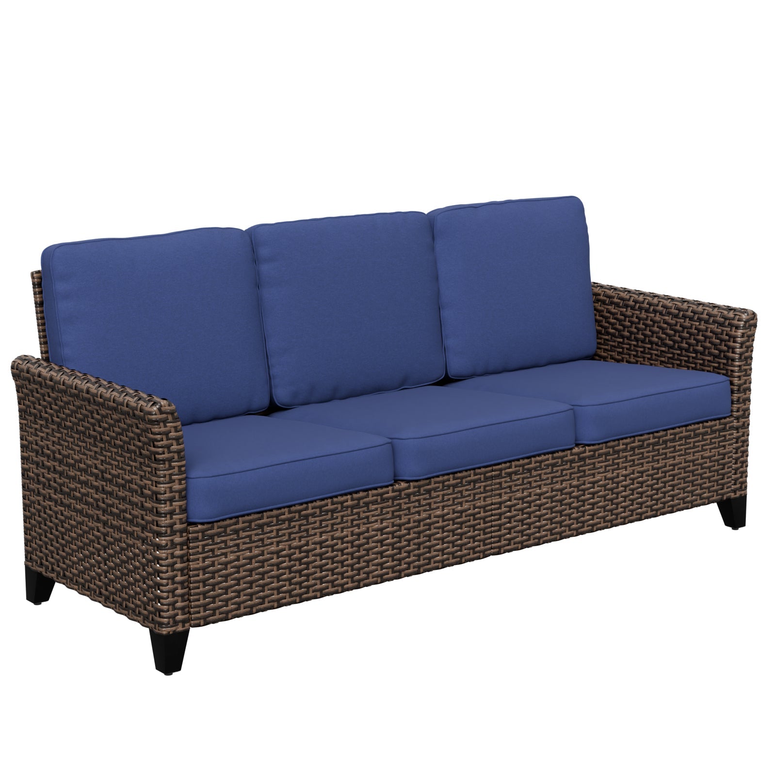 Harbor Retreat Wicker 3 Seat Patio Sofa_FTX-E