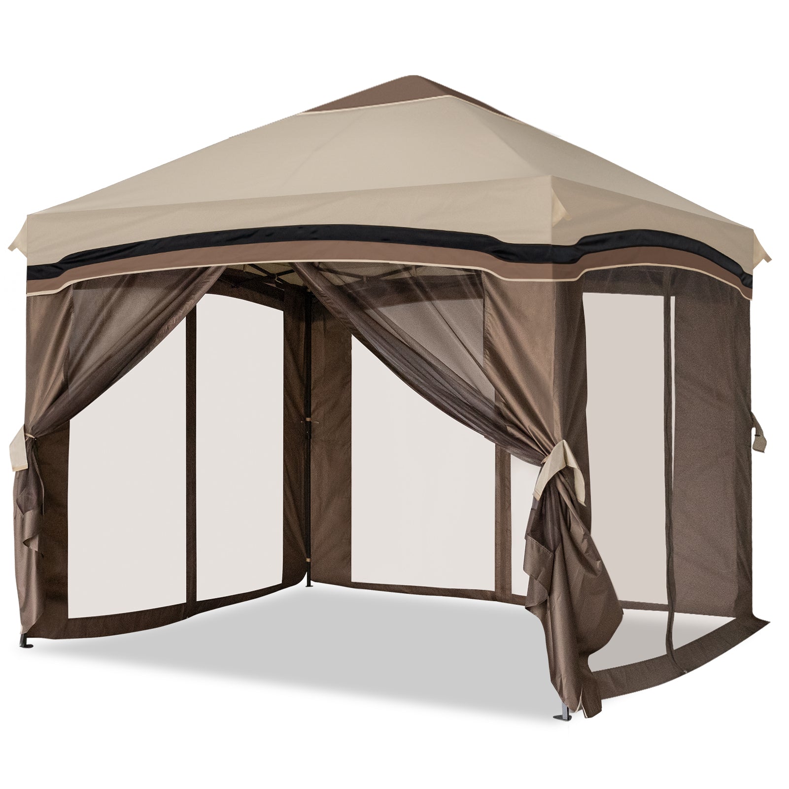 10' x 10'  Pop up Gazebo with Nettings_CS100MN