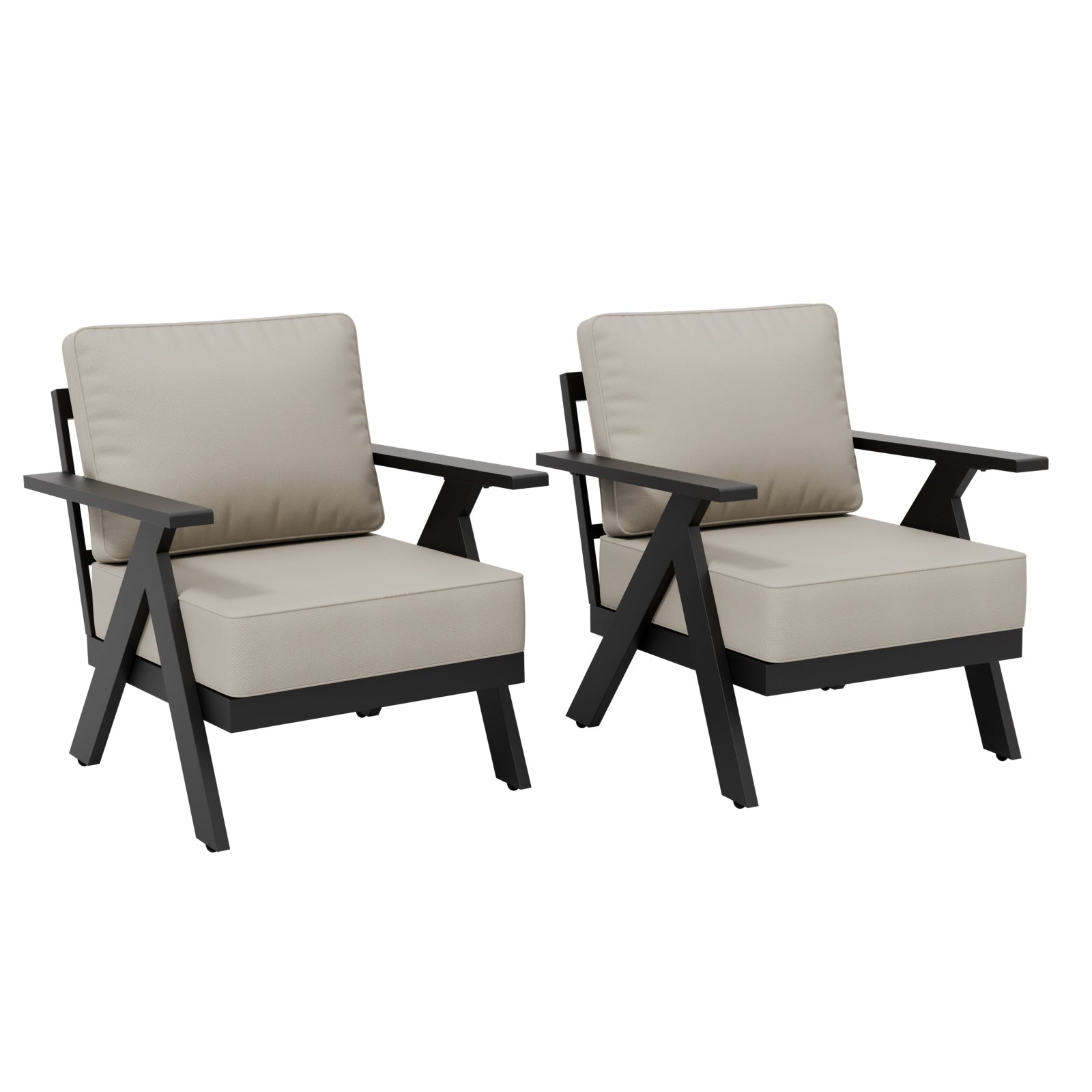 Iron Luxe Modern Outdoor Patio Chairs_FMO-A