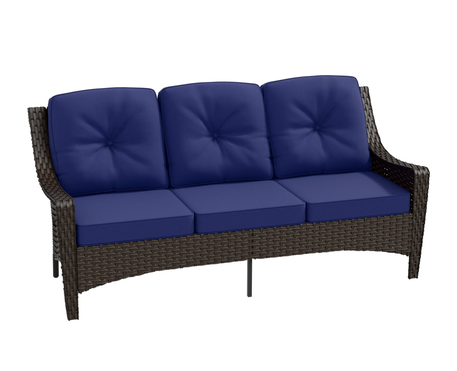 Stone Harbor Outdoor Patio Sofa, 3 Seater Outdoor Couch_FHB-B