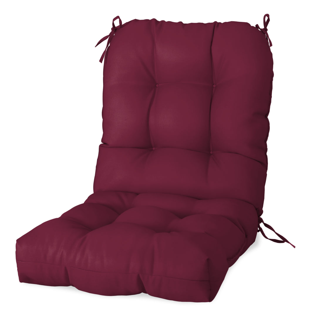 COOS BAY Tufted High Back Chair Cushions, 42x21 Inch, 1 Pack