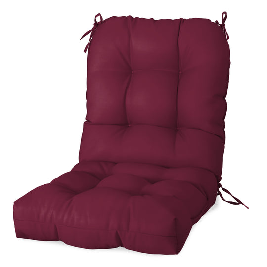 COOS BAY Tufted High Back Chair Cushions, 42x21 Inch, 1 Pack