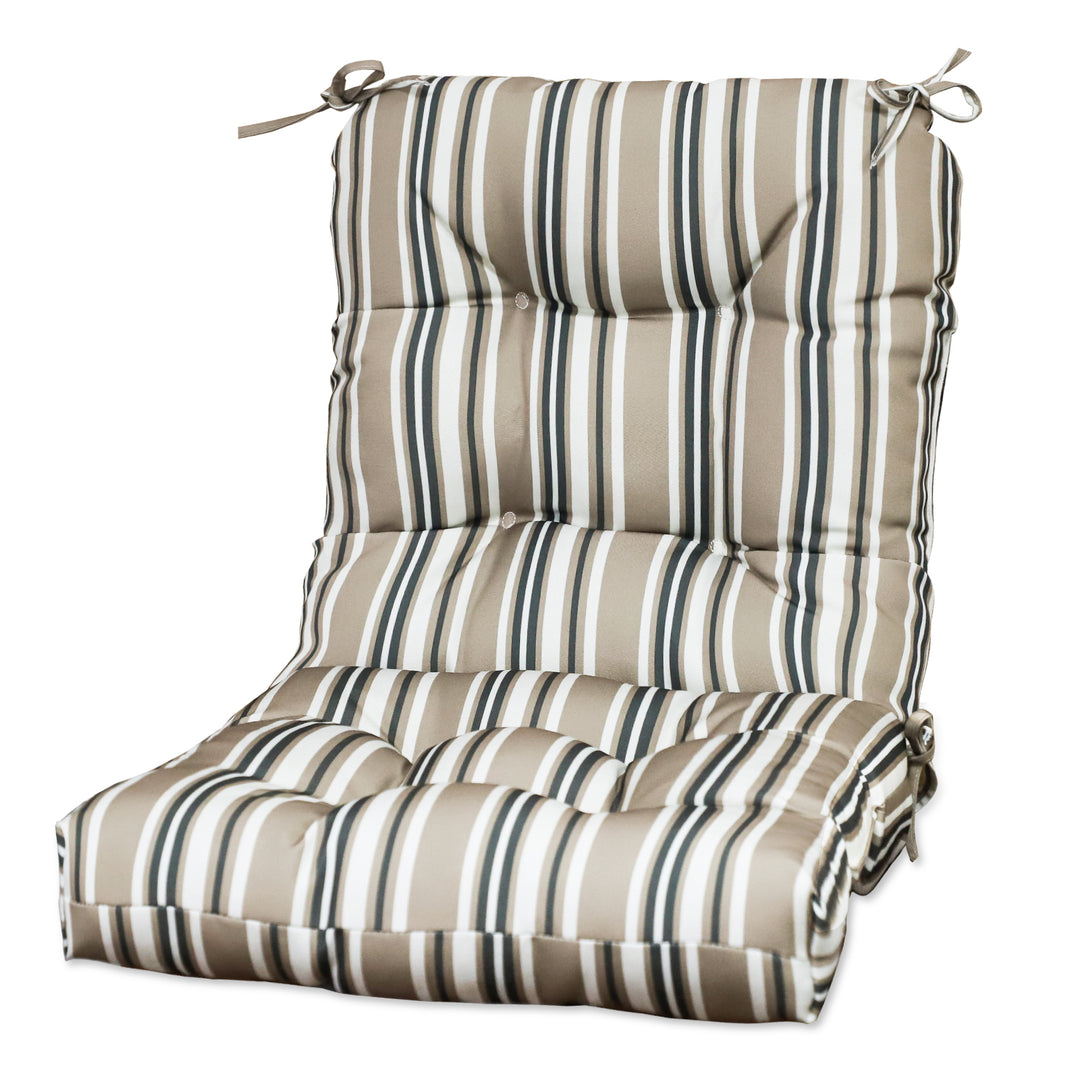 COOS BAY Tufted High Back Chair Cushions, 42x21 Inch, 1 Pack