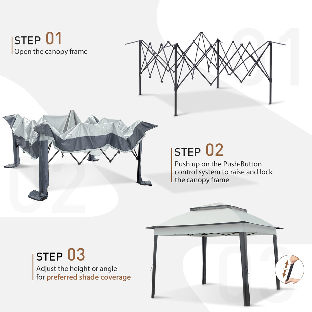 COOS BAY 11x11 Pop-Up Gazebo with Netting