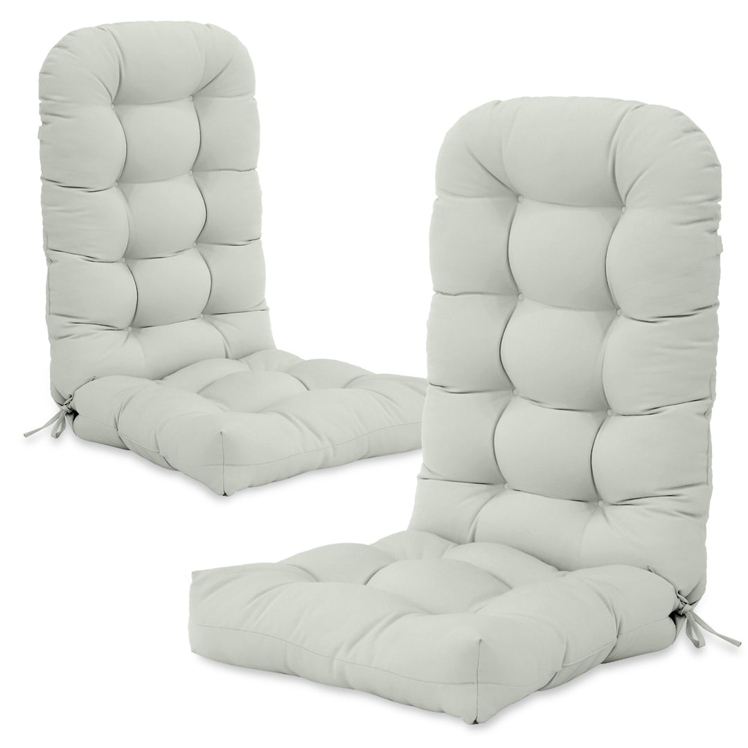 COOS BAY High Back Adirondack Chair Cushions, 49x20x5, Set of 2