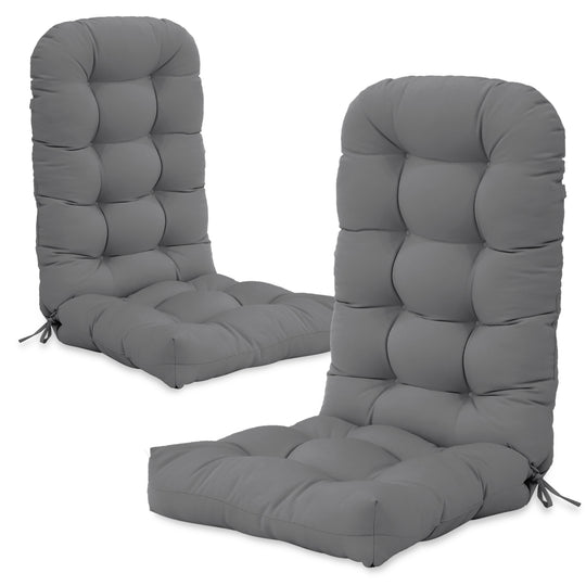 COOS BAY High Back Adirondack Chair Cushions, 49x20x5, Set of 2