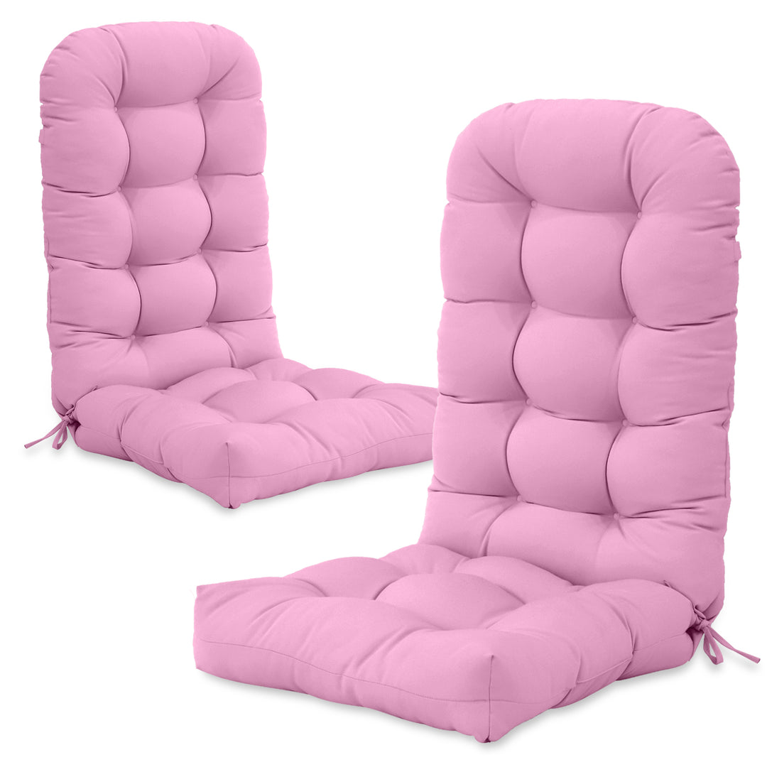 COOS BAY High Back Adirondack Chair Cushions, 49x20x5, Set of 2