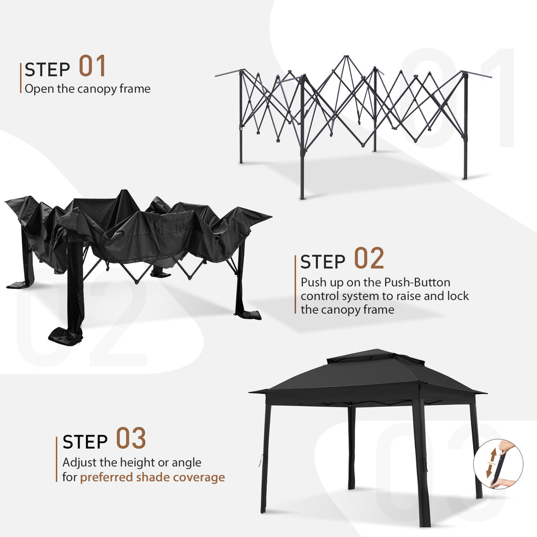 COOS BAY 11x11 Pop-Up Gazebo with Netting