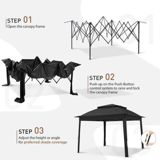 COOS BAY 11x11 Pop-Up Gazebo with Netting