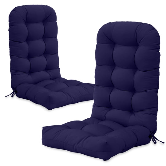 COOS BAY High Back Adirondack Chair Cushions, 49x20x5, Set of 2