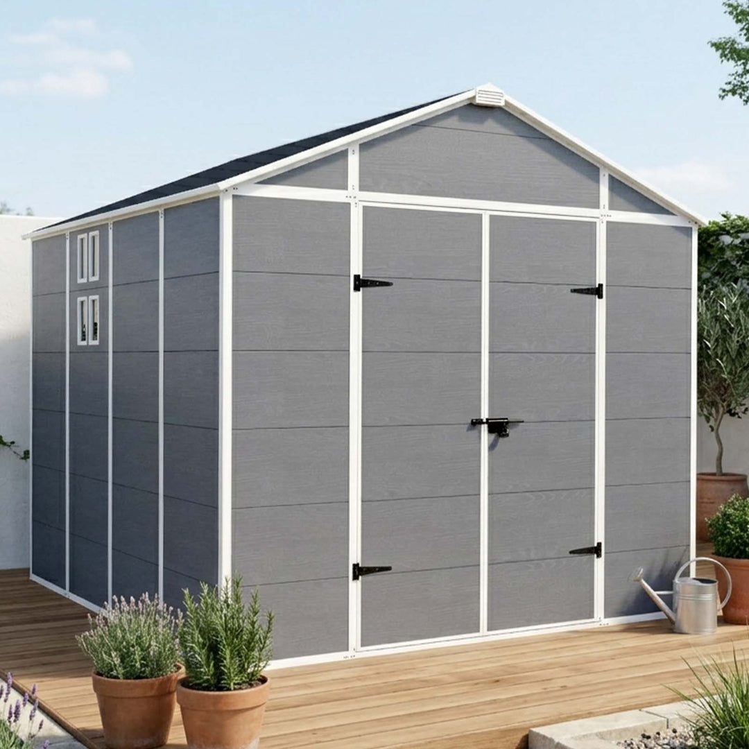 COOS BAY 5x3/6x4/8x6/8x8/8x10 Outdoor Storage Shed