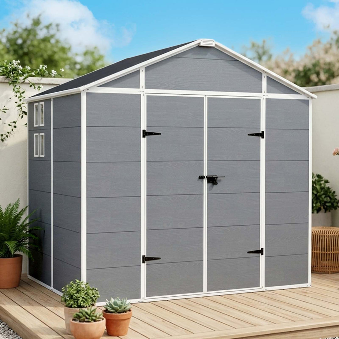 COOS BAY 5x3/6x4/8x6/8x8 Outdoor Storage Shed