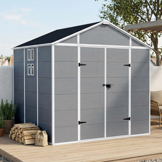 COOS BAY 5x3/6x4/8x6/8x8 Outdoor Storage Shed