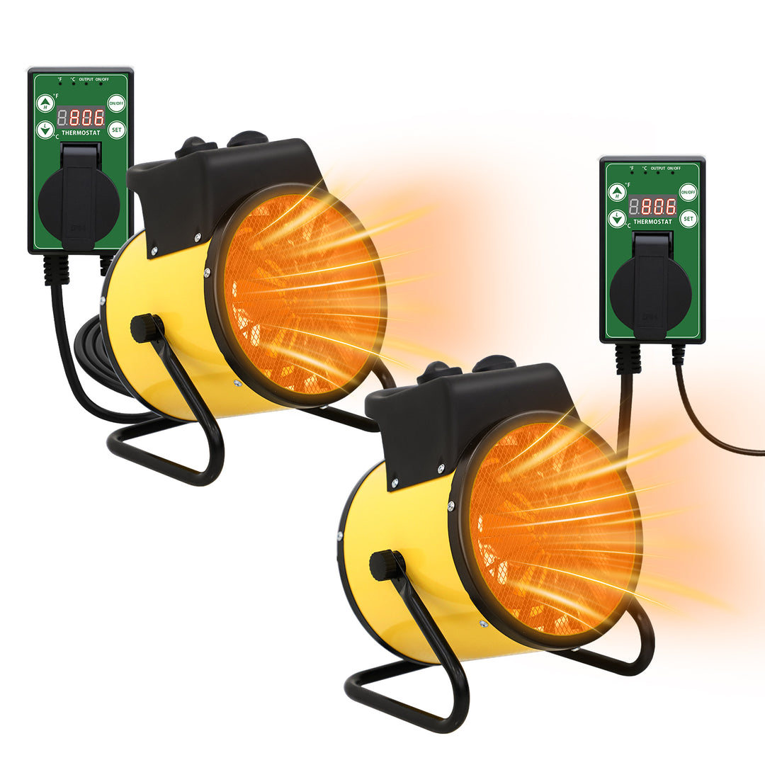 COOS BAY 1500W Outdoor Space Heater with Thermostat