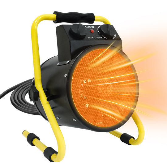 COOS BAY 1500W Portable Electric Space Heater, 1/2 Pack, Black