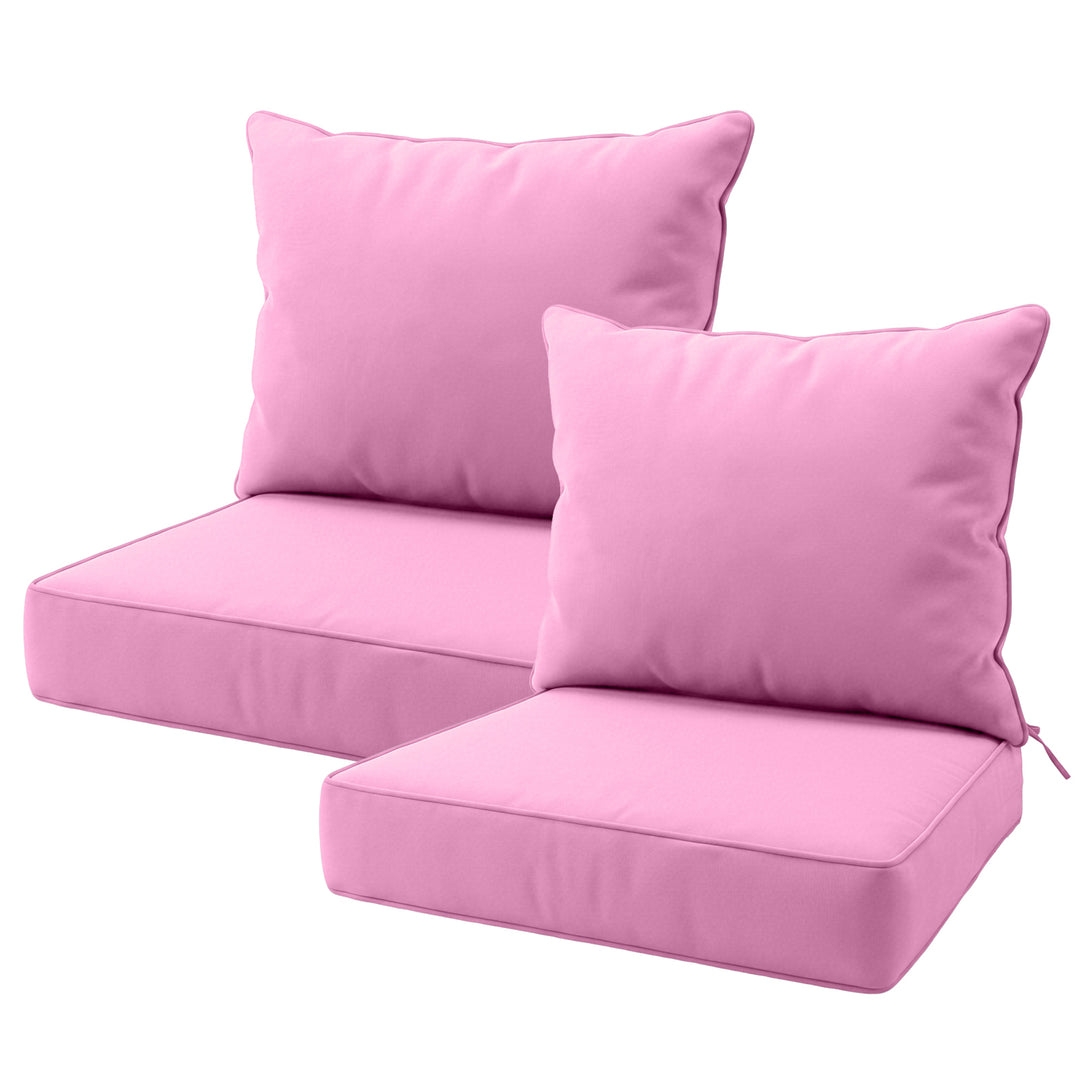COOS BAY Deep Seat Patio Chair Cushions, 2 Pack