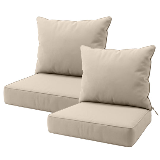 COOS BAY Deep Seat Patio Chair Cushions, 2 Pack