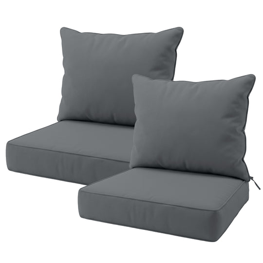 COOS BAY Deep Seat Patio Chair Cushions, 2 Pack