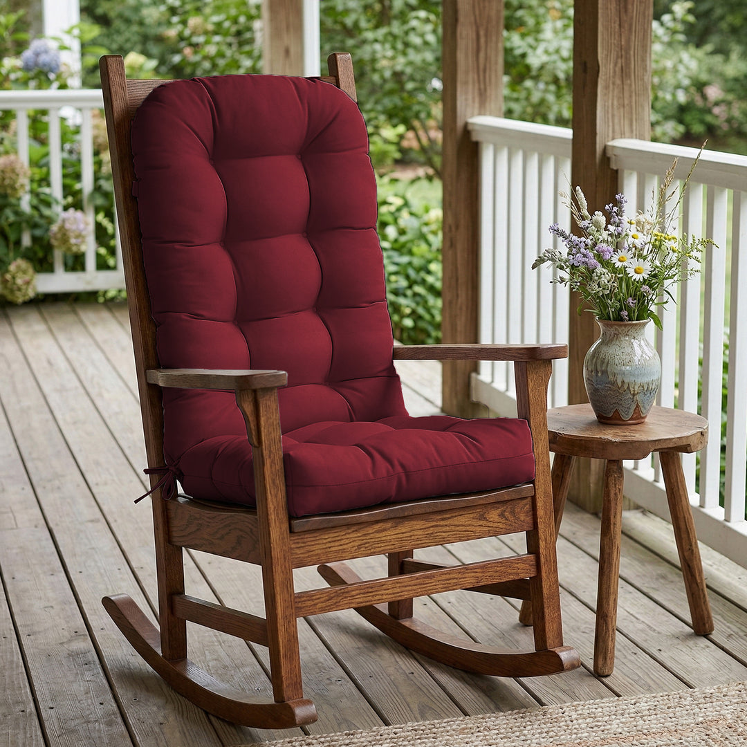 COOS BAY High Back Adirondack Chair Cushions, 49x20x5, Set of 2