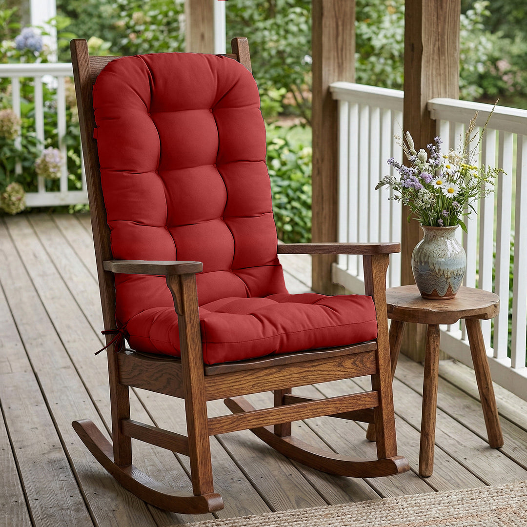 COOS BAY High Back Adirondack Chair Cushions, 49x20x5, Set of 2