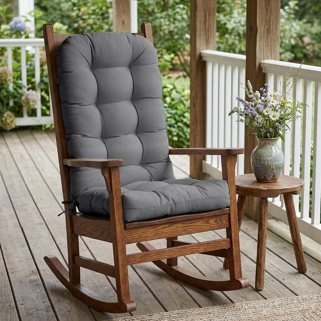 COOS BAY High Back Adirondack Chair Cushions, 49x20x5, Set of 2