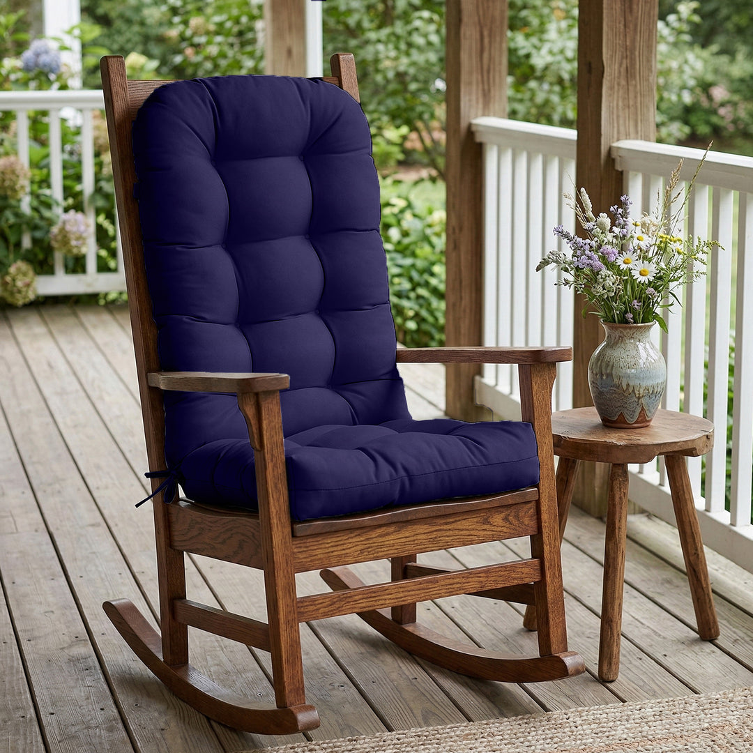 COOS BAY High Back Adirondack Chair Cushions, 49x20x5, Set of 2