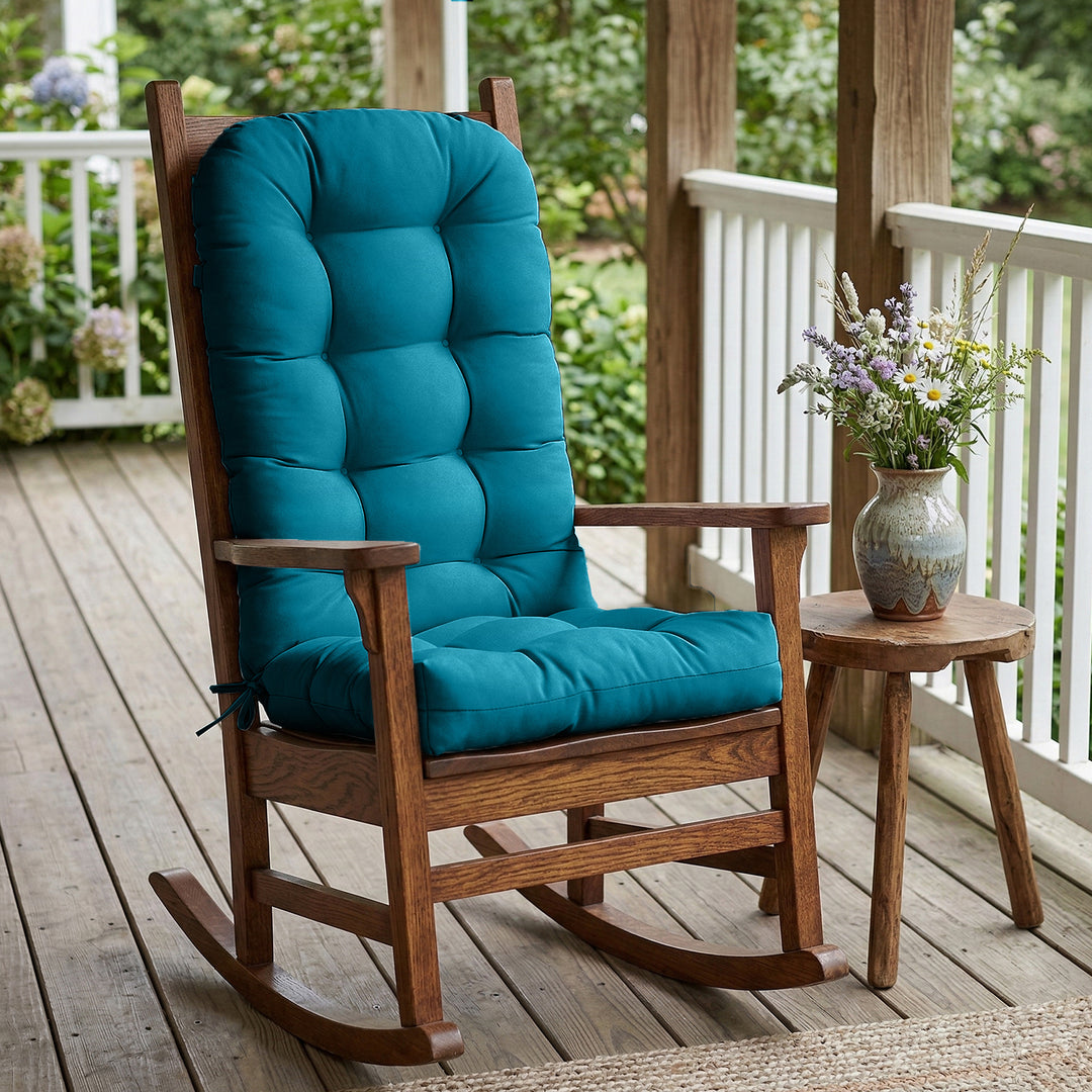 COOS BAY High Back Adirondack Chair Cushions, 49x20x5, Set of 2