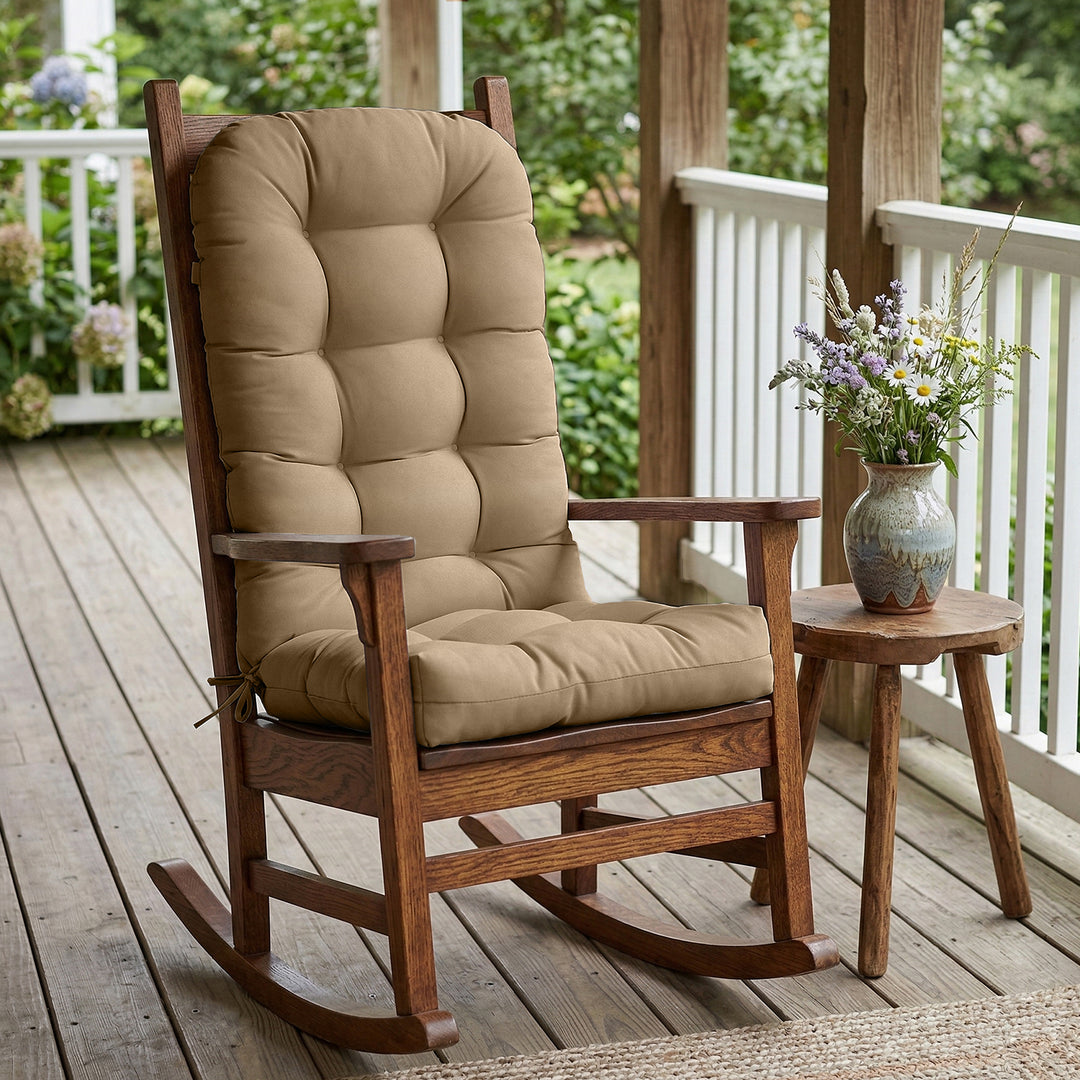 COOS BAY High Back Adirondack Chair Cushions, 49x20x5, Set of 2