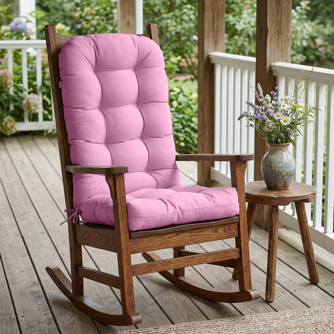 COOS BAY High Back Adirondack Chair Cushions, 49x20x5, Set of 2