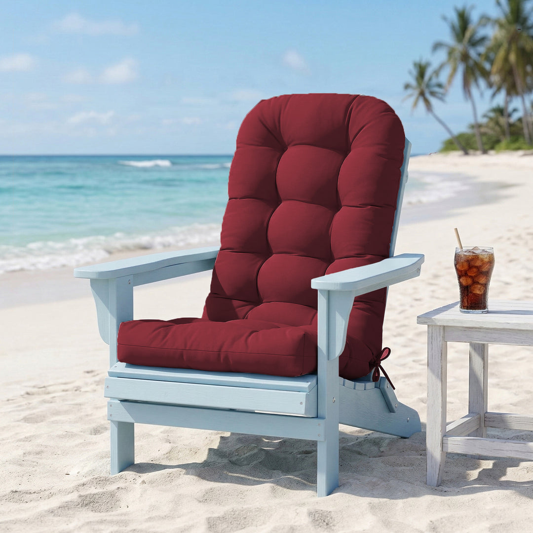 COOS BAY High Back Adirondack Chair Cushions, 49x20x5 in, Set of 4