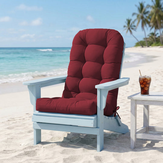 COOS BAY High Back Adirondack Chair Cushions, 49x20x5 in, Set of 4