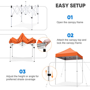 COOS BAY 5x5 Portable Instant Canopy Tent