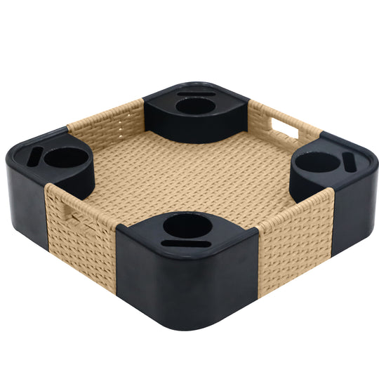 COOS BAY 24''x24'' Square Floating Drink Holder for Pool and Hot Hub