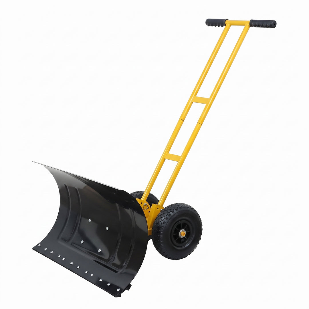 COOS BAY Wheeled Snow Shovel for Driveway