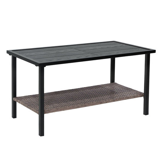 COOS BAY Sunset Haven Outdoor Patio Side Table/Coffee Table