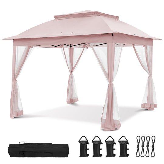 COOS BAY 11x11 Pop Up Gazebo with Mesh Netting