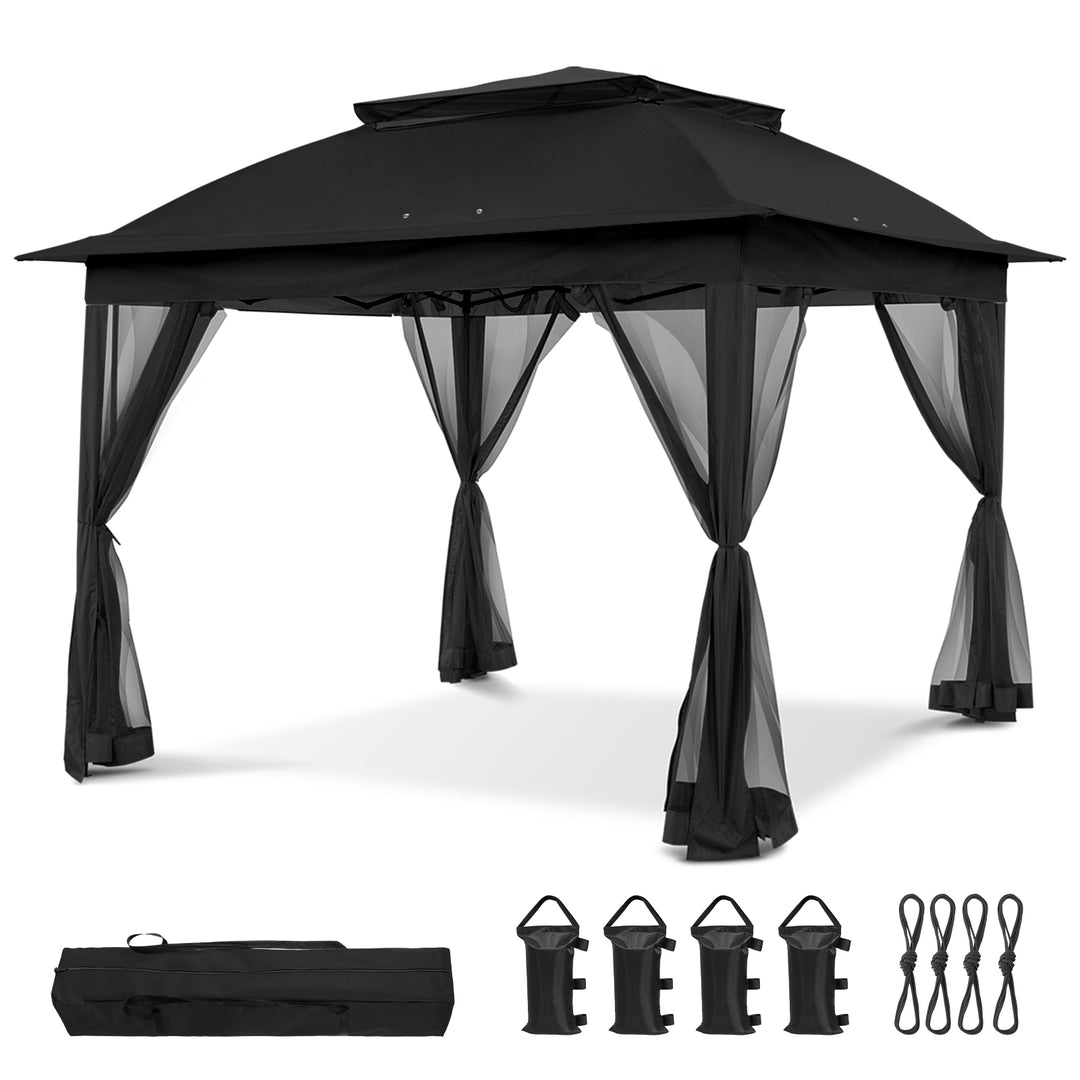 COOS BAY 11x11 Pop Up Gazebo with Mesh Netting
