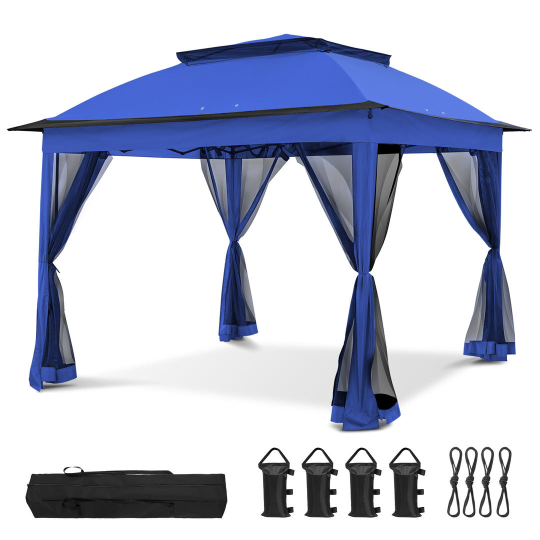 COOS BAY 11x11 Pop Up Gazebo with Mesh Netting