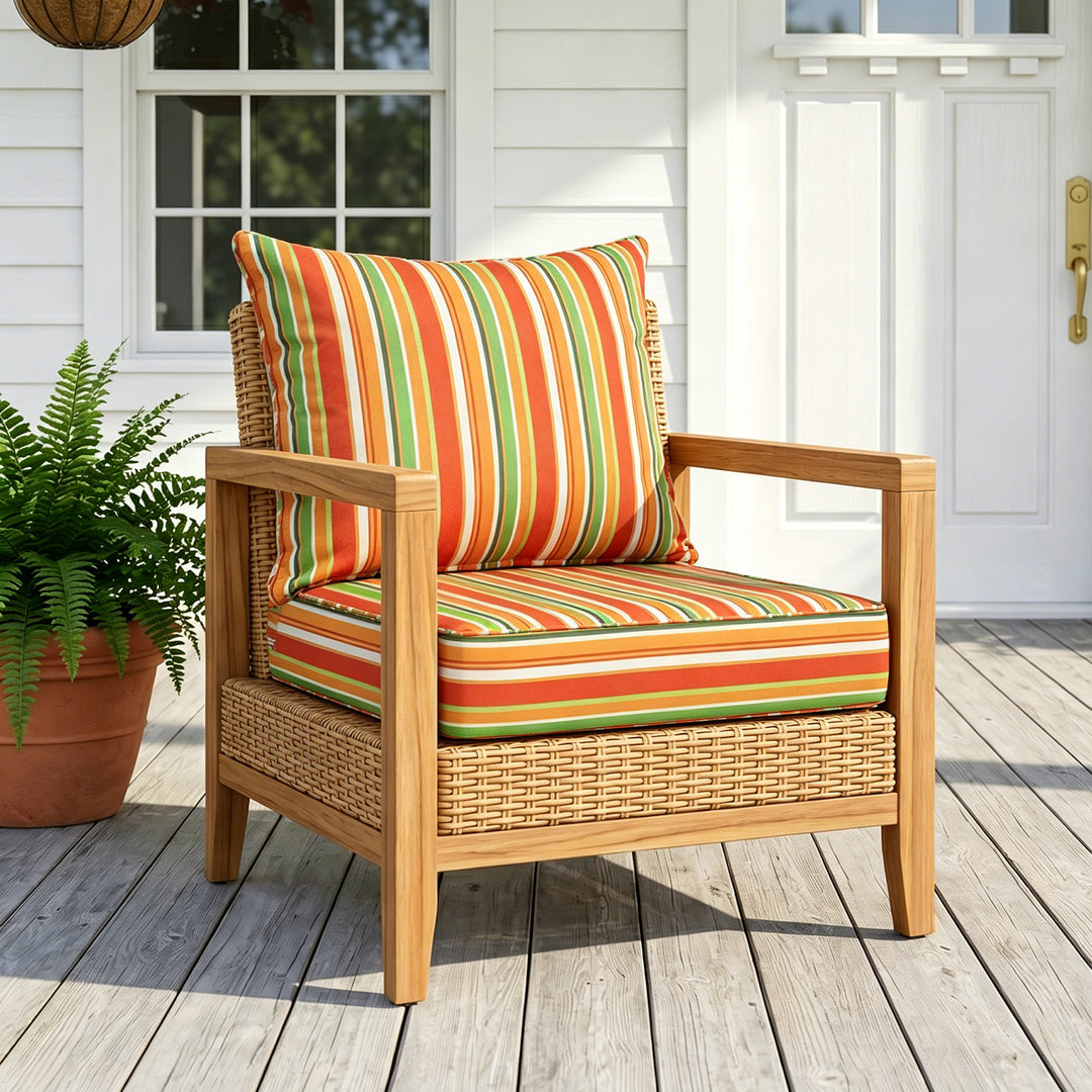 COOS BAY Deep Seat Patio Chair Cushions, 1 Pack